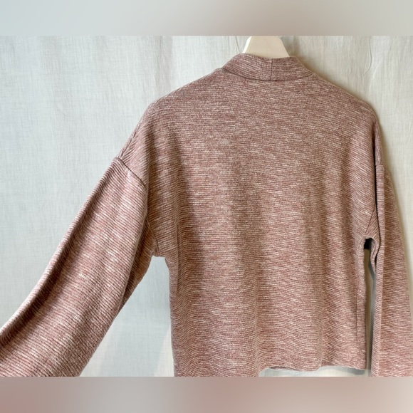 STRADIVARIUS crop shirt M ROSE PEACH - Picture 2 of 9